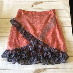 New with tags Free People layered overlay skirt 10